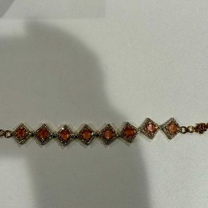 American diamond pink bracelet